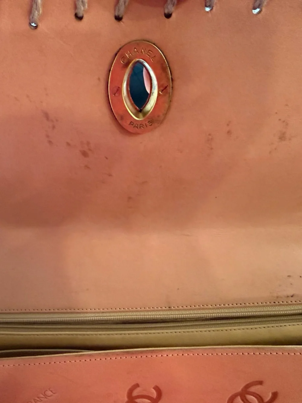 CHANEL Tan Leather Signature Whipstitch Shoulder Bag - Picture 8 of 10